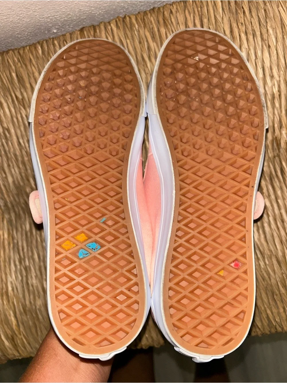 Vans Pink Canvas Mary Jane Strap Flats